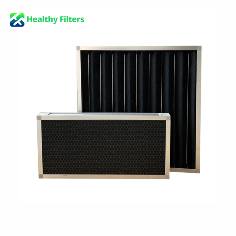 Metal-Backed Pleated Carbon Filters with Honeycomb Activated Carbon for Electronics Factories Odor Removal Solutions