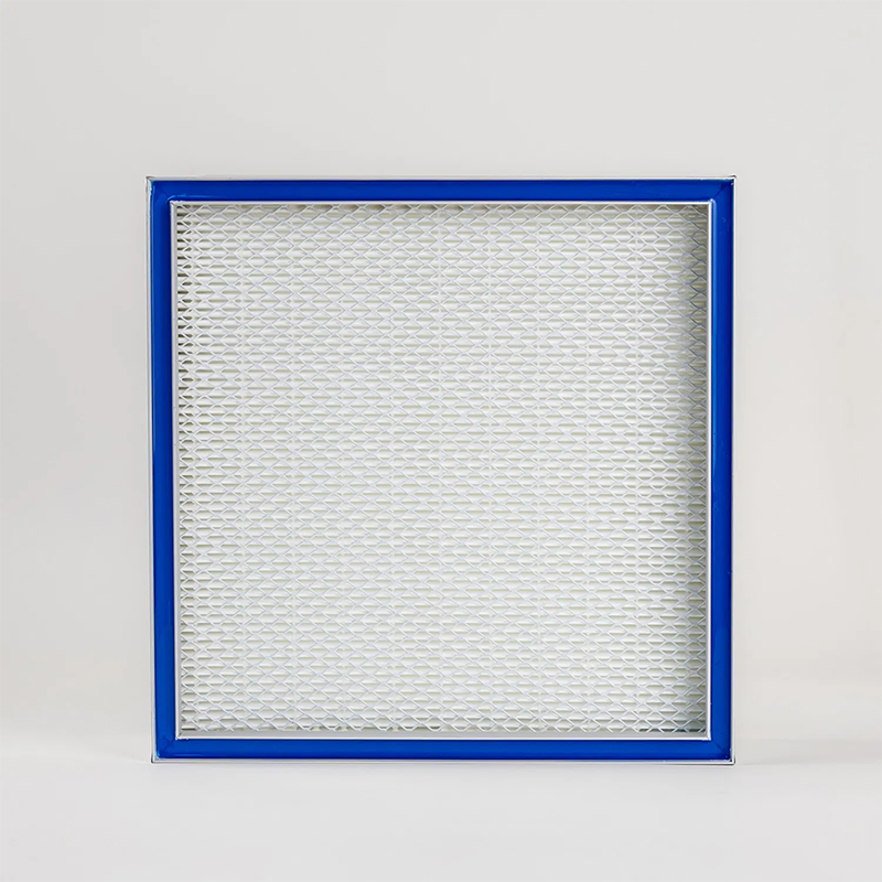 Mini Pleat Panel Filter U15 H14 HEPA ULPA Air Filter with Gel Seal Anodized Aluminum Alloy Frame-5