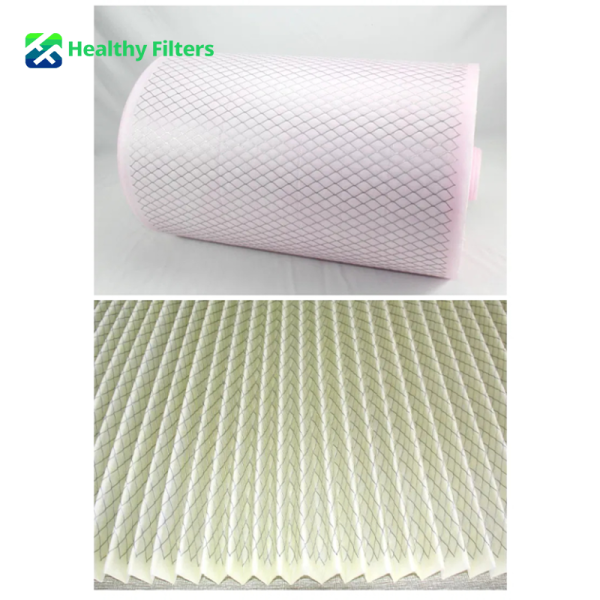 G4 Non - Woven Fabric Air Filter Material Roll with Metal Mesh Cover for Manufacturing04
