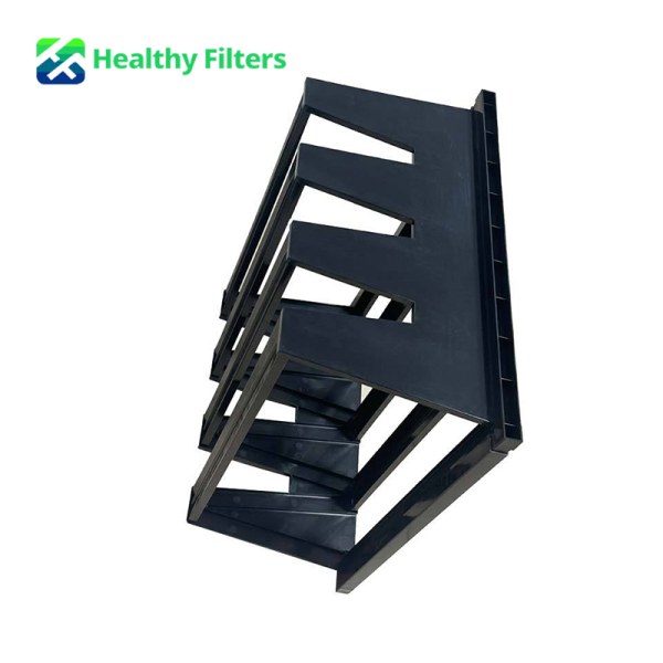 Heavy-Duty [Specific Inch] V Bank Air Filter Frame - Durable Steel Construction for Industrial HVAC & Automotive Filtration Systems03