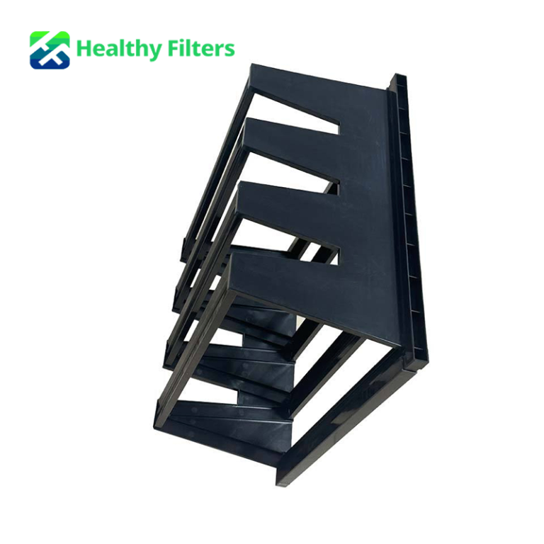 Heavy-Duty [Specific Inch] V Bank Air Filter Frame - Durable Steel Construction for Industrial HVAC & Automotive Filtration Systems03