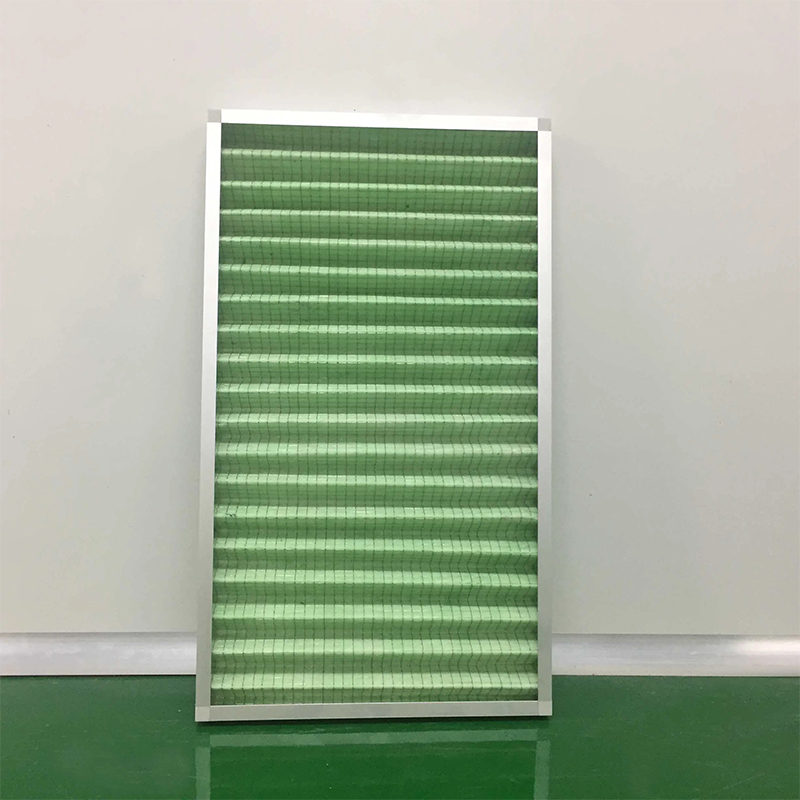 Customized Panel Pleated Pre 20*20*1 24*24*1 Aluminum Frame Air Washable Metal Filter