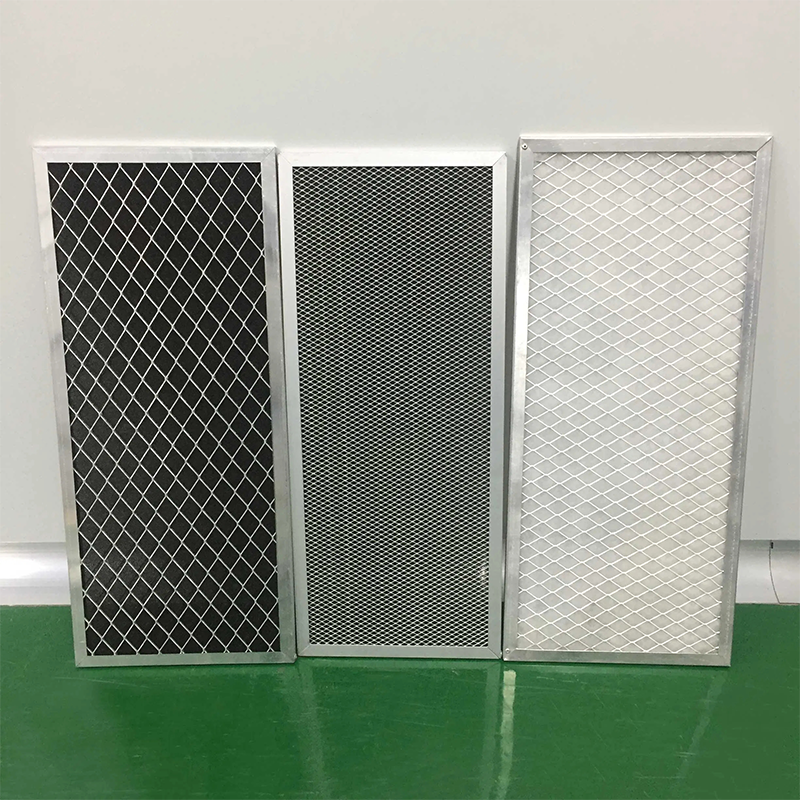 Customized Panel Pleated Pre 20*20*1 24*24*1 Aluminum Frame Air Washable Metal Filter