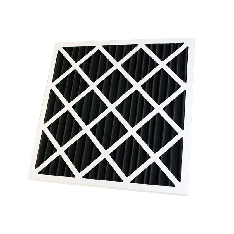 Odor Remover Panel Type Activated Carbon Filter for HVAC Systems Smoke, VOCs & Odor Control Solutions