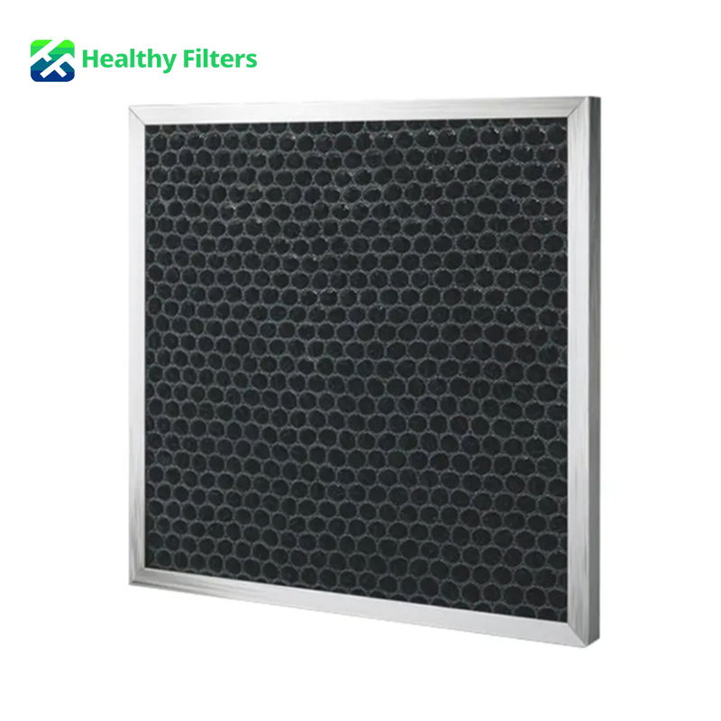 Metal-Backed Pleated Carbon Filters