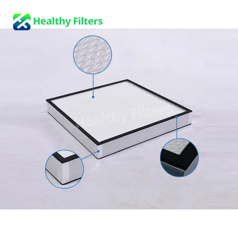 Custom Industrial HEPA H14 Pleated Air Filter