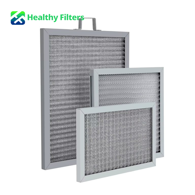 panel aluminum stainless steel mesh cooker washable filter