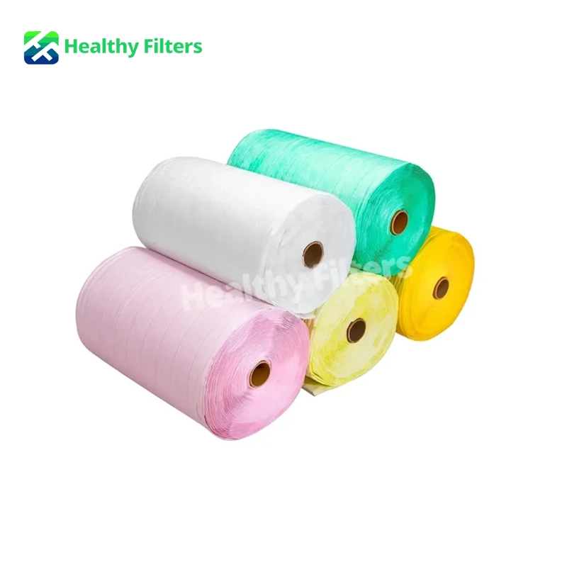 Synthetic F5-F8 Medium Efficiency Pocket Filter Media Bag Rolls