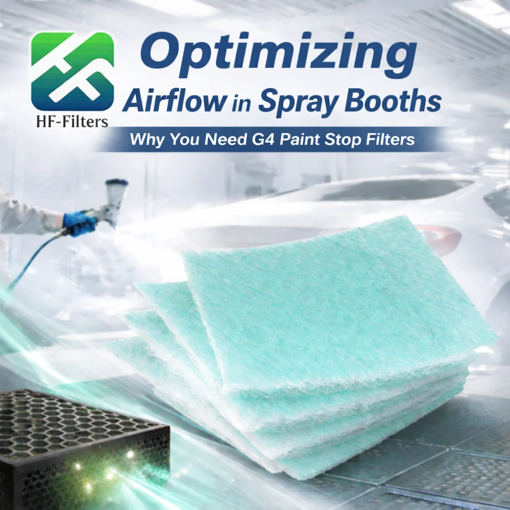 Optimized Airflow in Spray Booths Why Your Painting Process Needs G4 Paint Stop Filters
