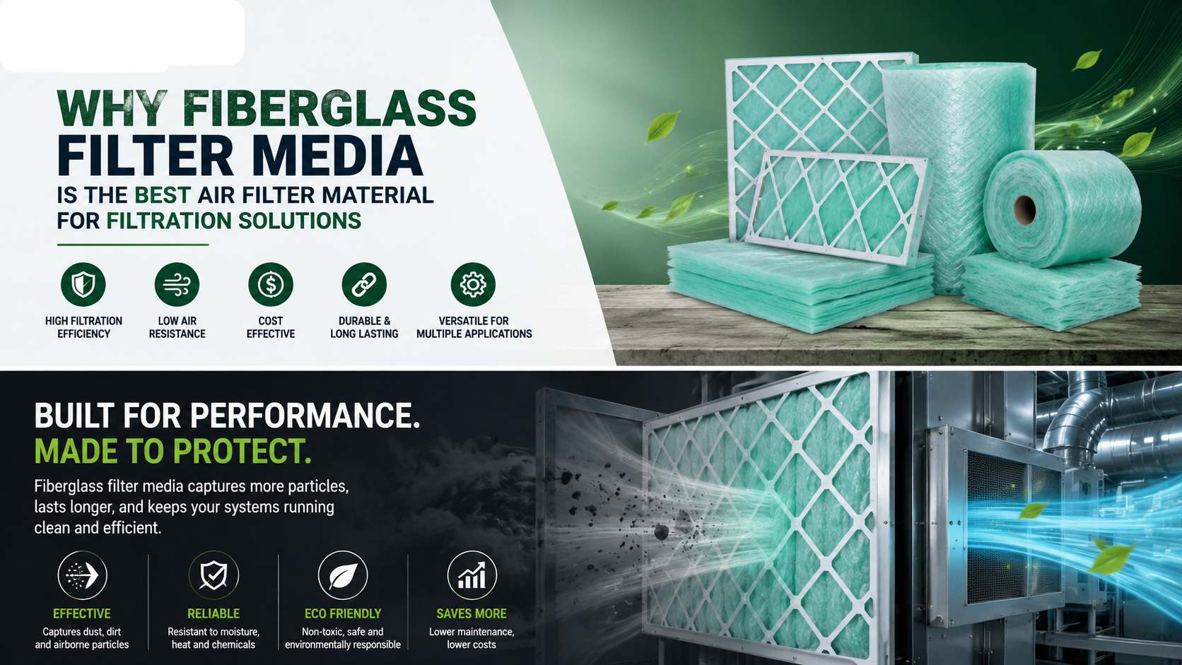 Fiberglass Filter Media