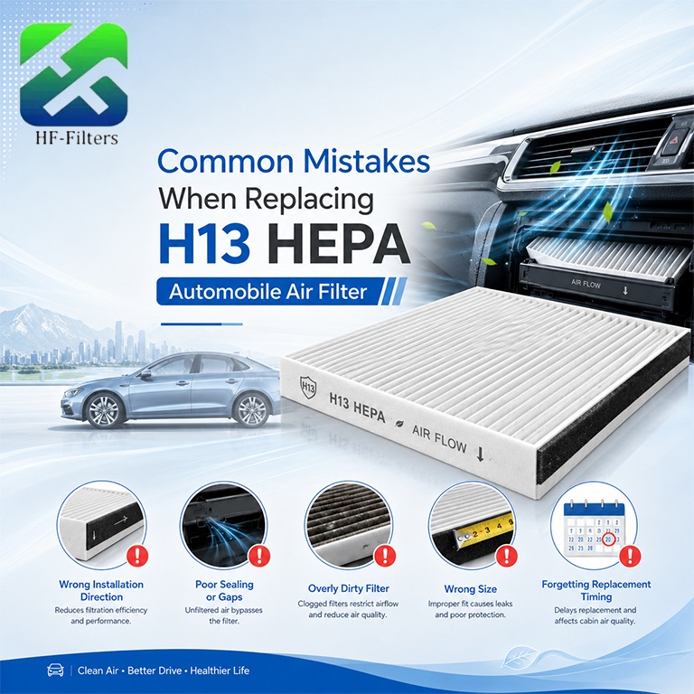 H13 HEPA Automobile Air Filter