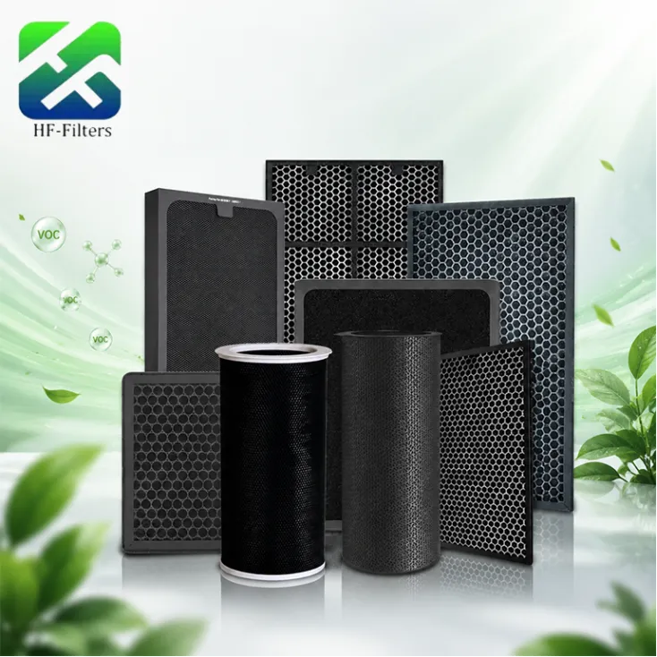 Assorted black air filters