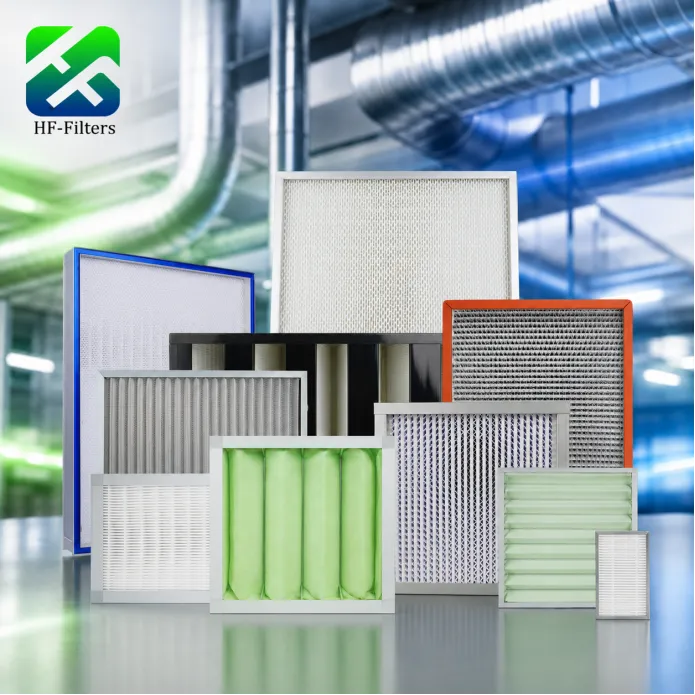 Diverse range of industrial air filters from HF-Filters
