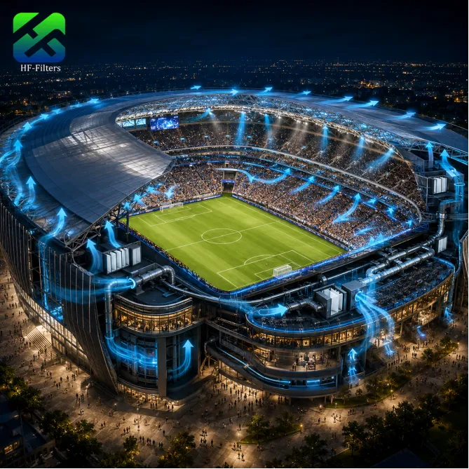 Stadium Ventilation Systems & Layered HVAC Filtration