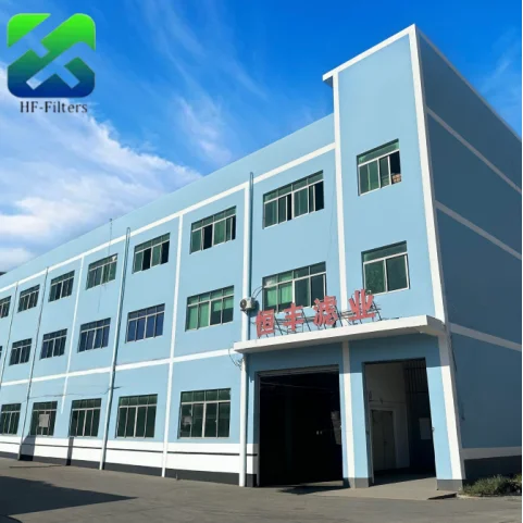 HF-Filters factory building exterior